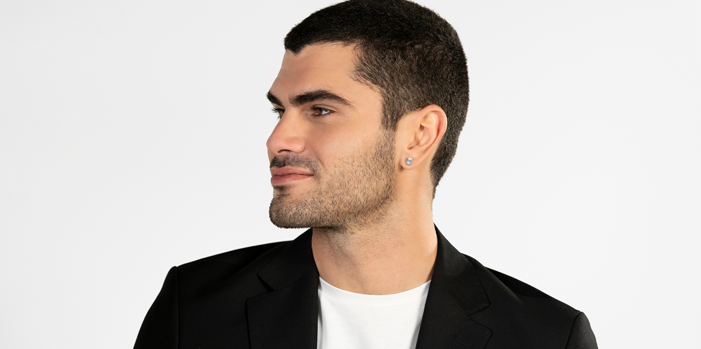Swarovski mens studs hotsell