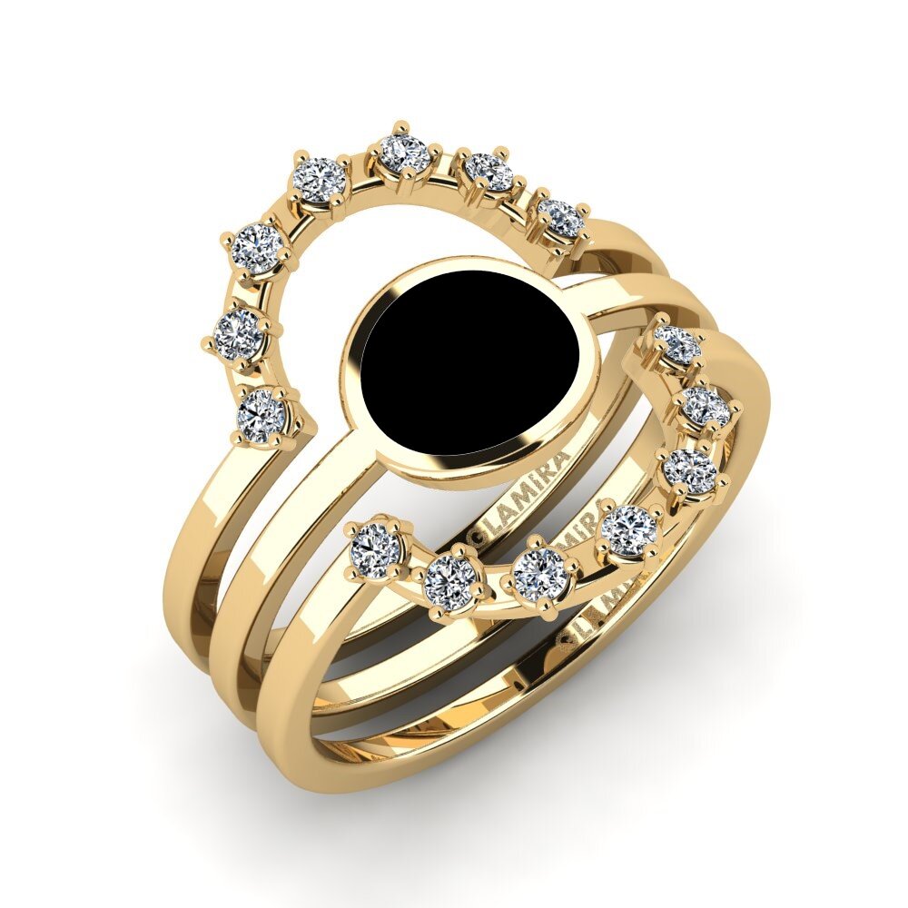 GLAMIRA Stackable Ring Middo Set