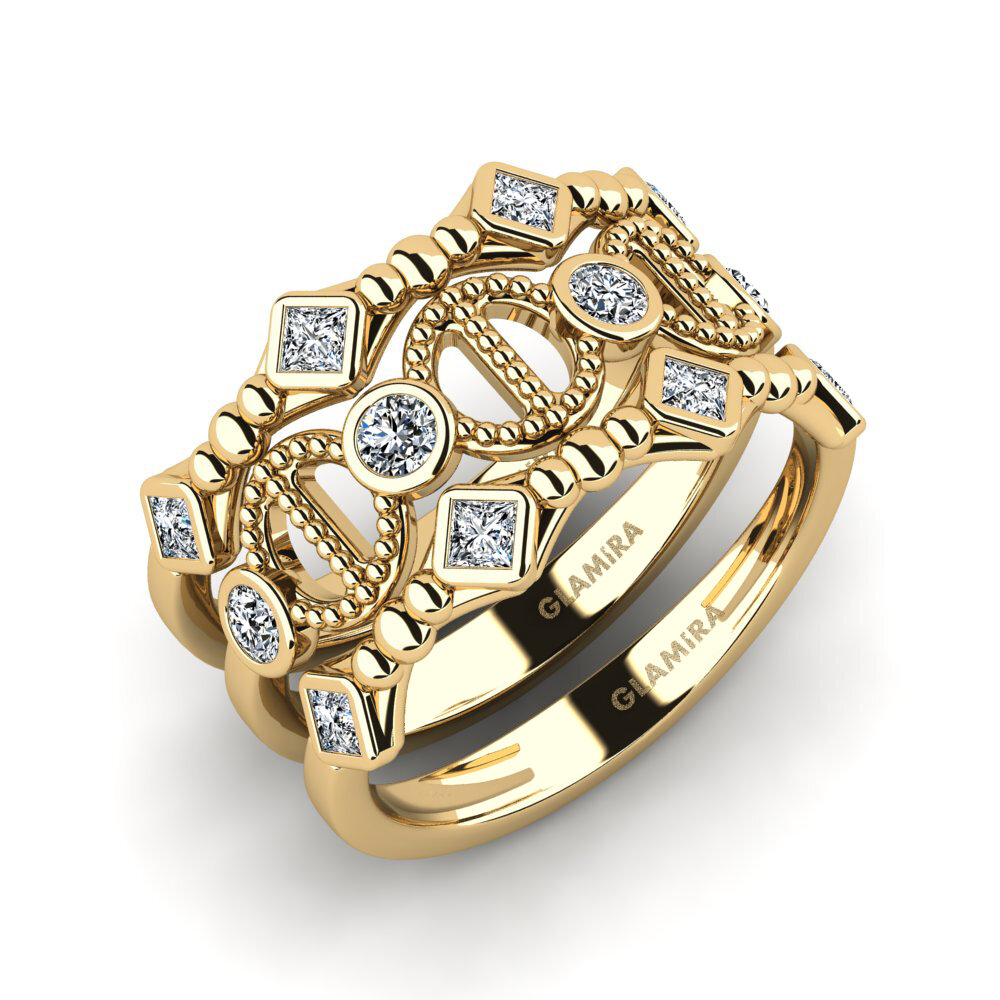 GLAMIRA Stackable Ring Sweofoa Set