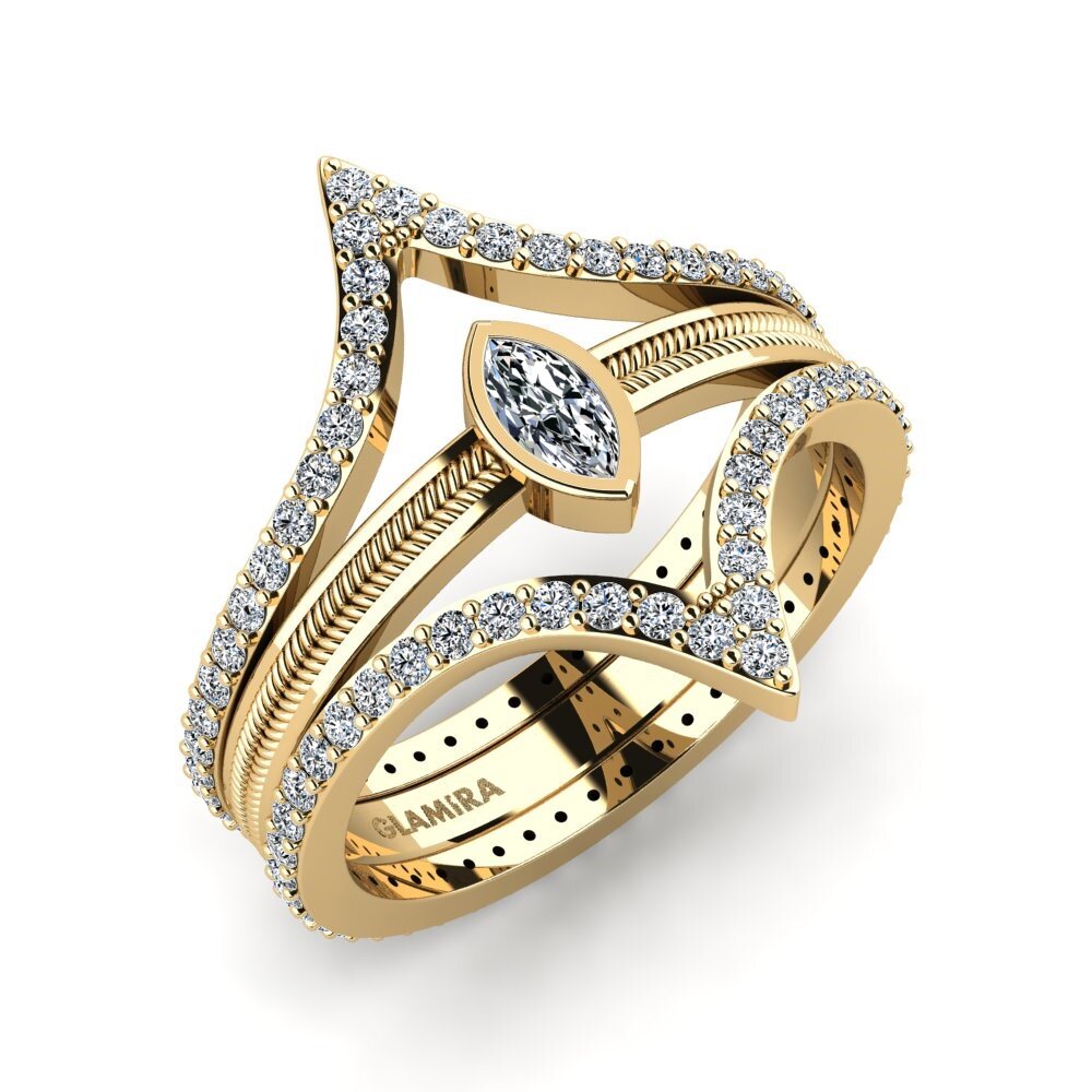 GLAMIRA Stackable Ring Taratar Set