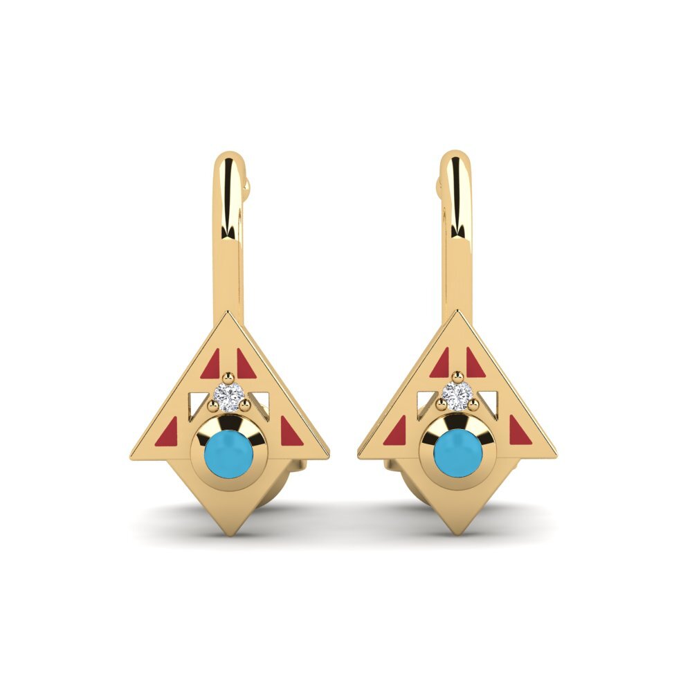 Women's Earring Recreation - A