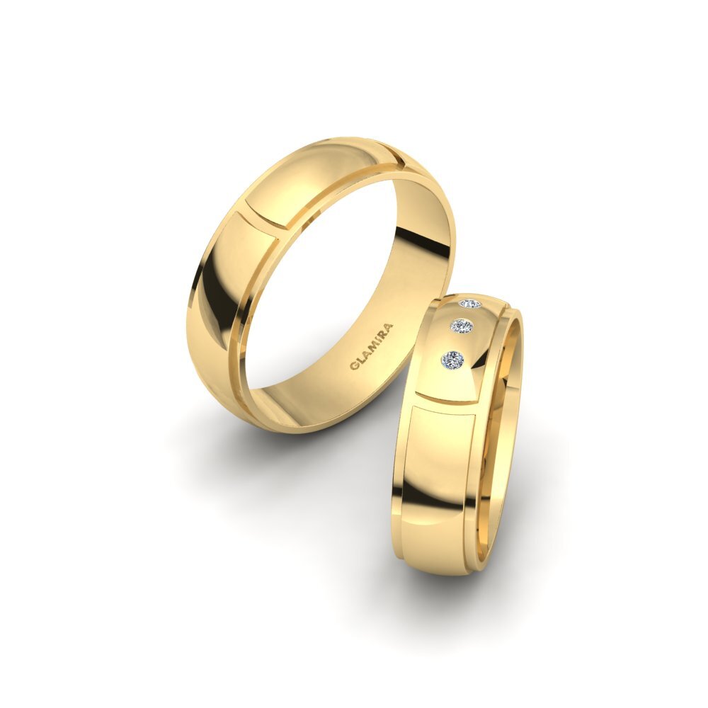 Wedding Ring Glamorous Bond 6 mm