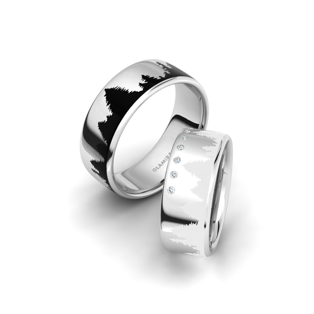 Wedding Ring Glamorous Ivy 8 mm