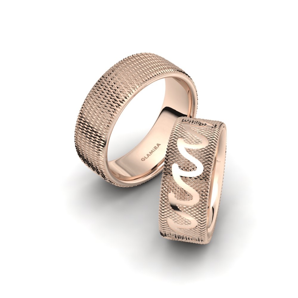Wedding Ring Glamorous Light 8 mm