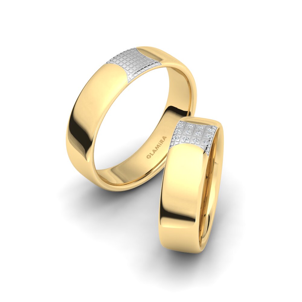 Wedding Ring Glamorous Meeting 6 mm