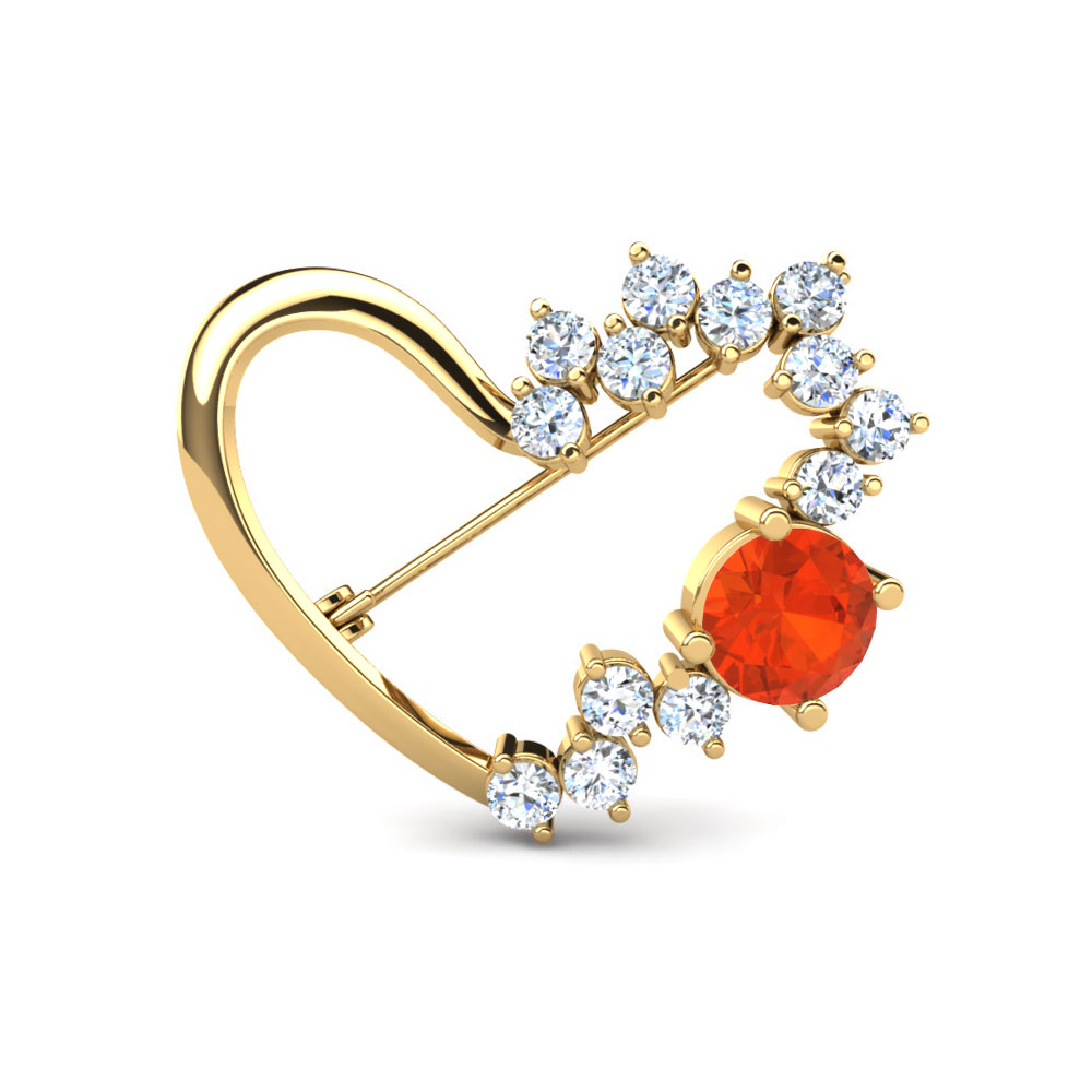 GLAMIRA Brooch Cordate