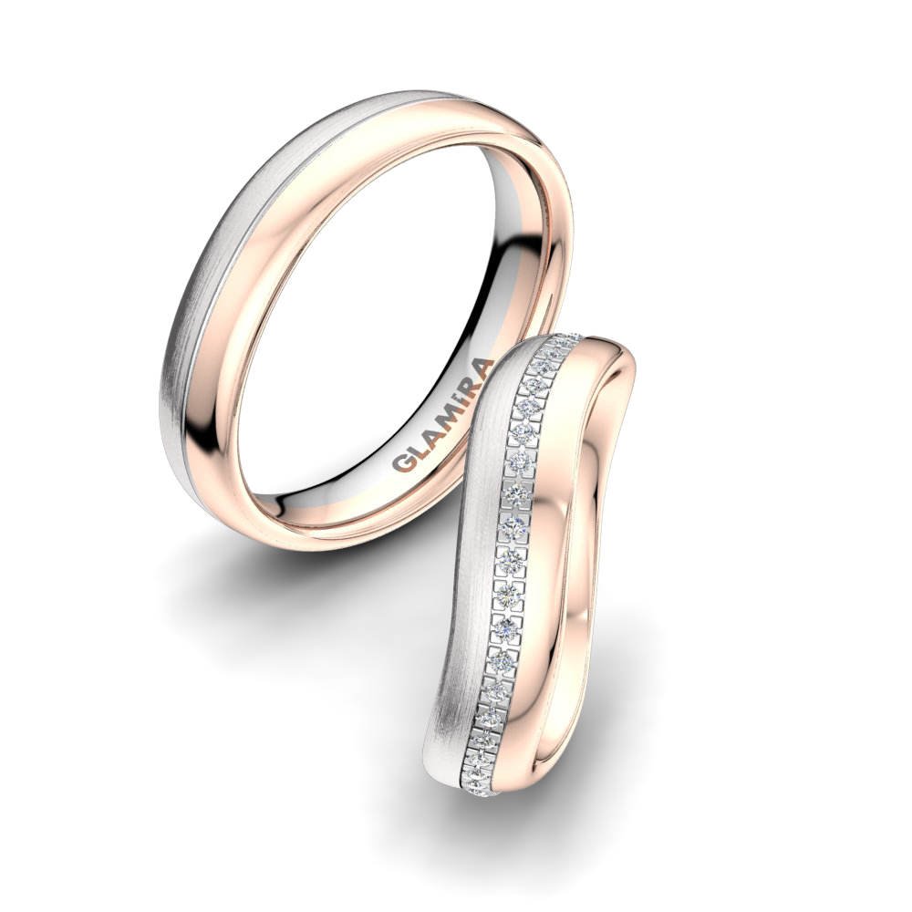 Wedding Ring Splendid Rose 5 mm