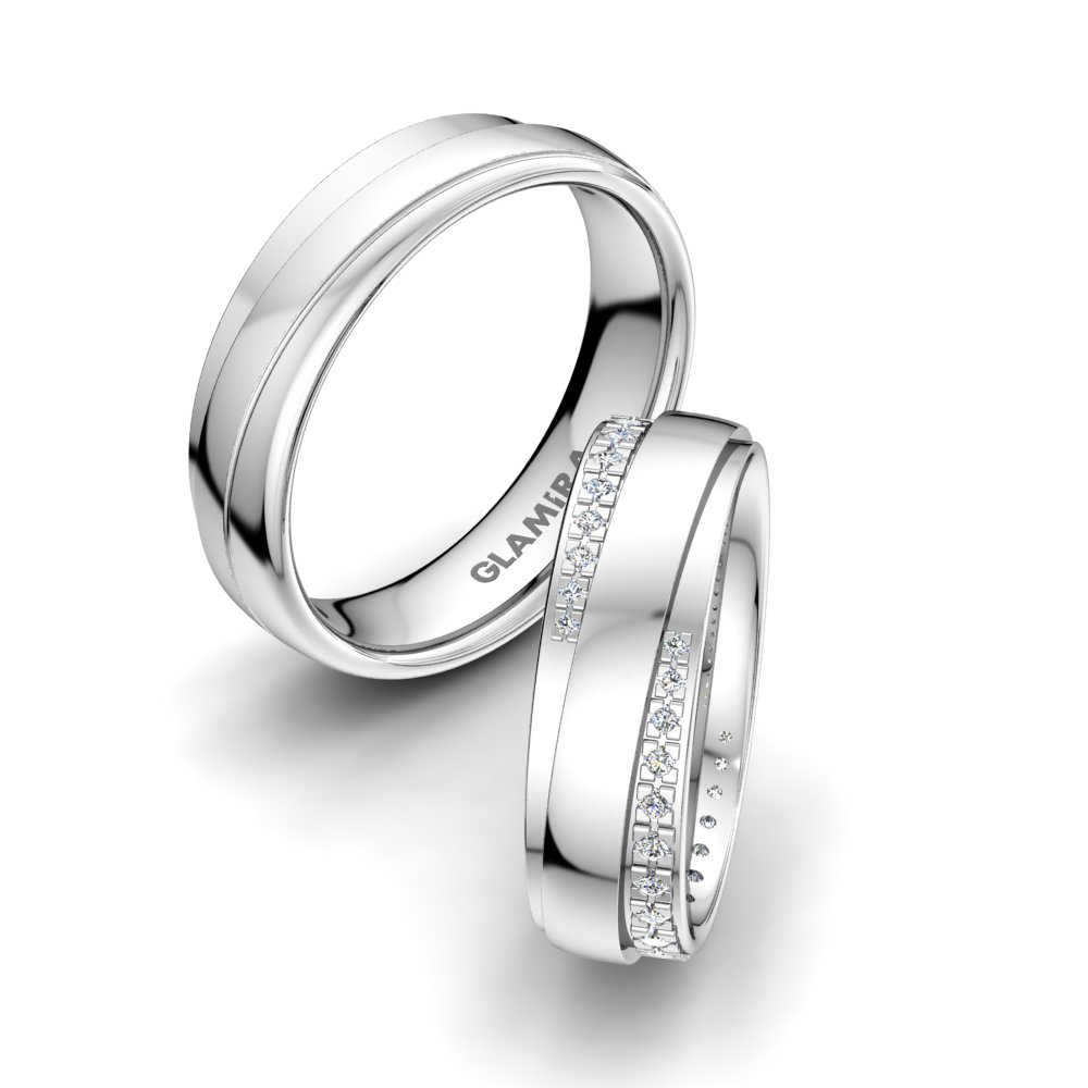 Wedding Ring Alluring Path 6mm