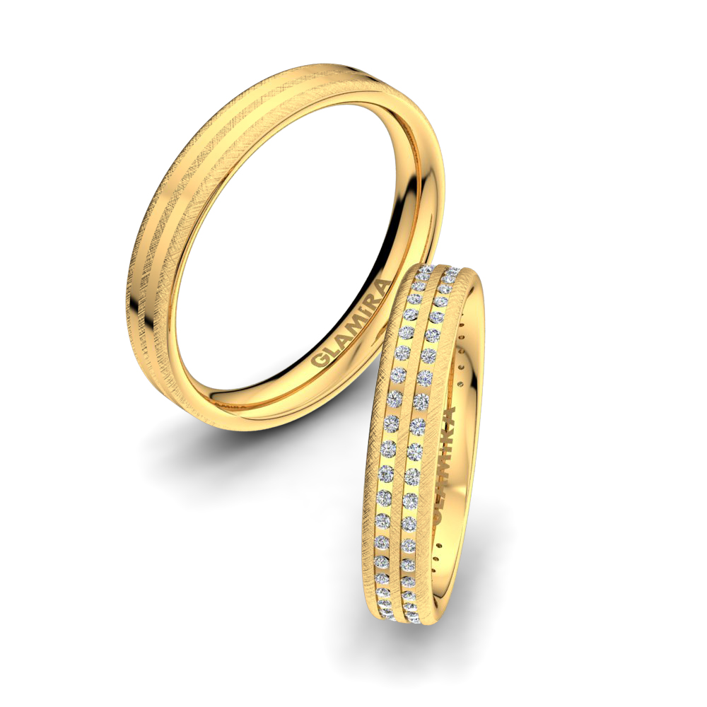 Wedding Ring Attractive Sky 4 mm