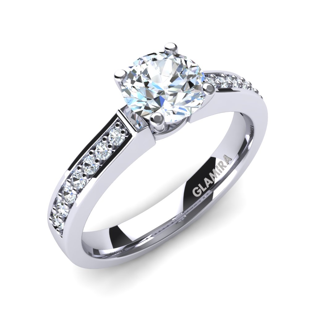 Engagement Ring Ruby 0.8 crt