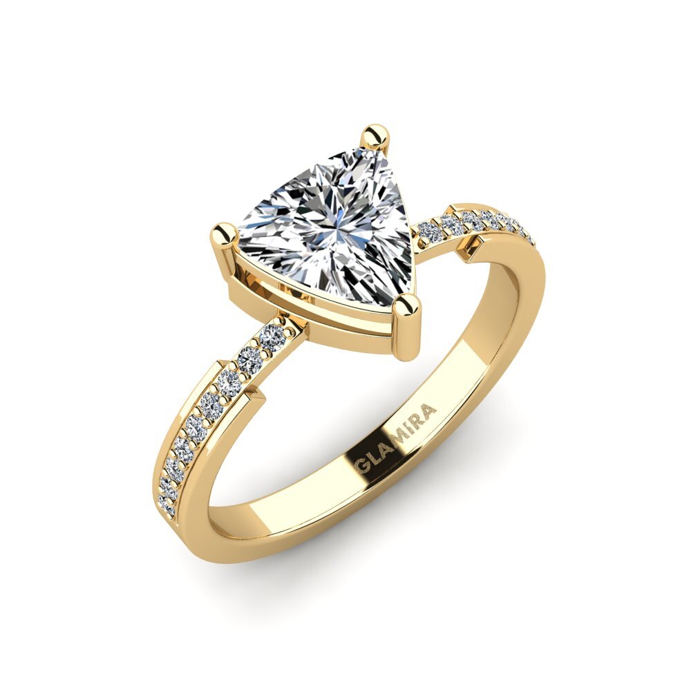 Engagement Ring Anegy - Trillion