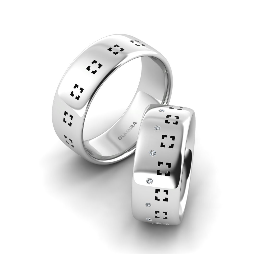 Wedding Ring Cute Mint 8 mm