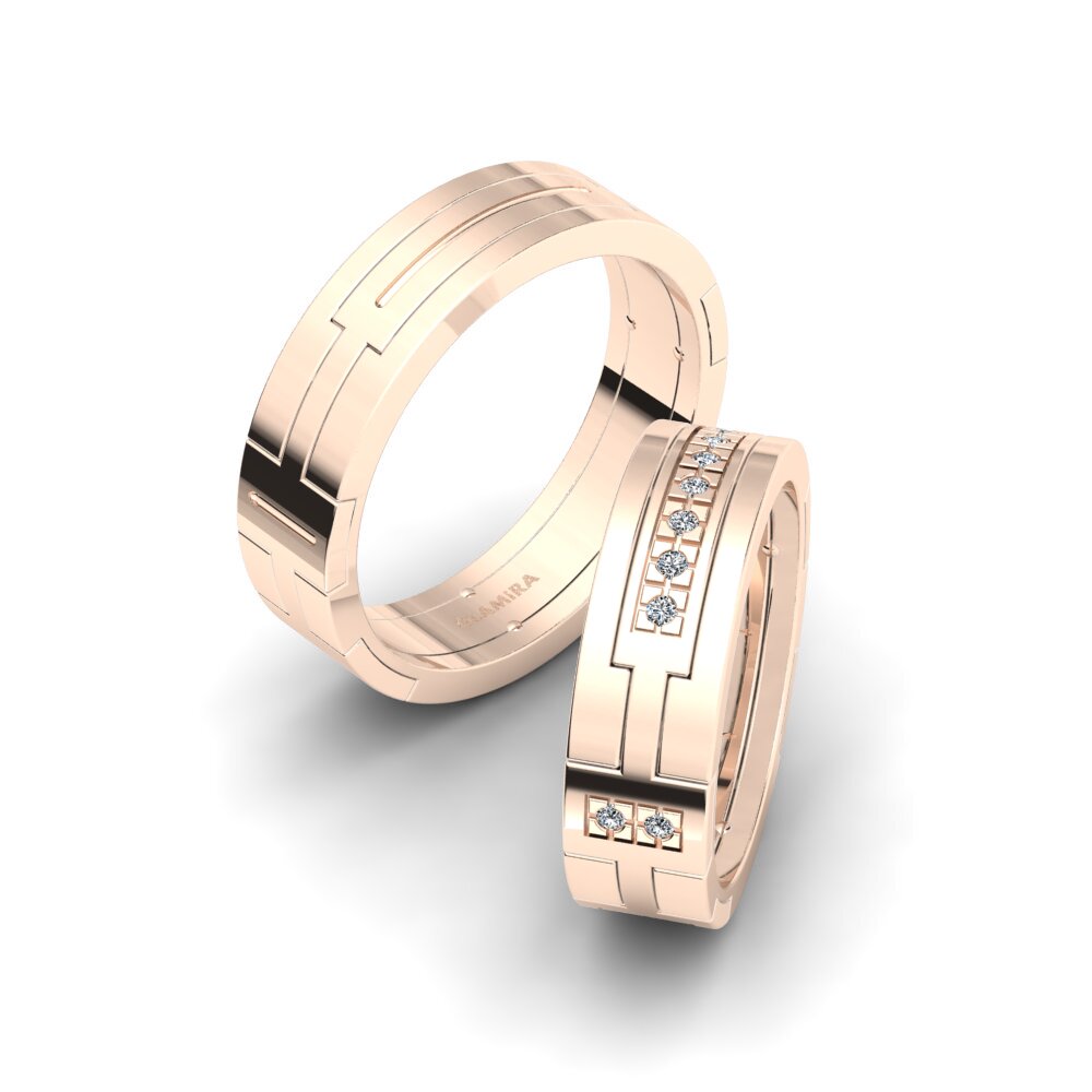 Wedding Ring Glamorous Spark 6 mm