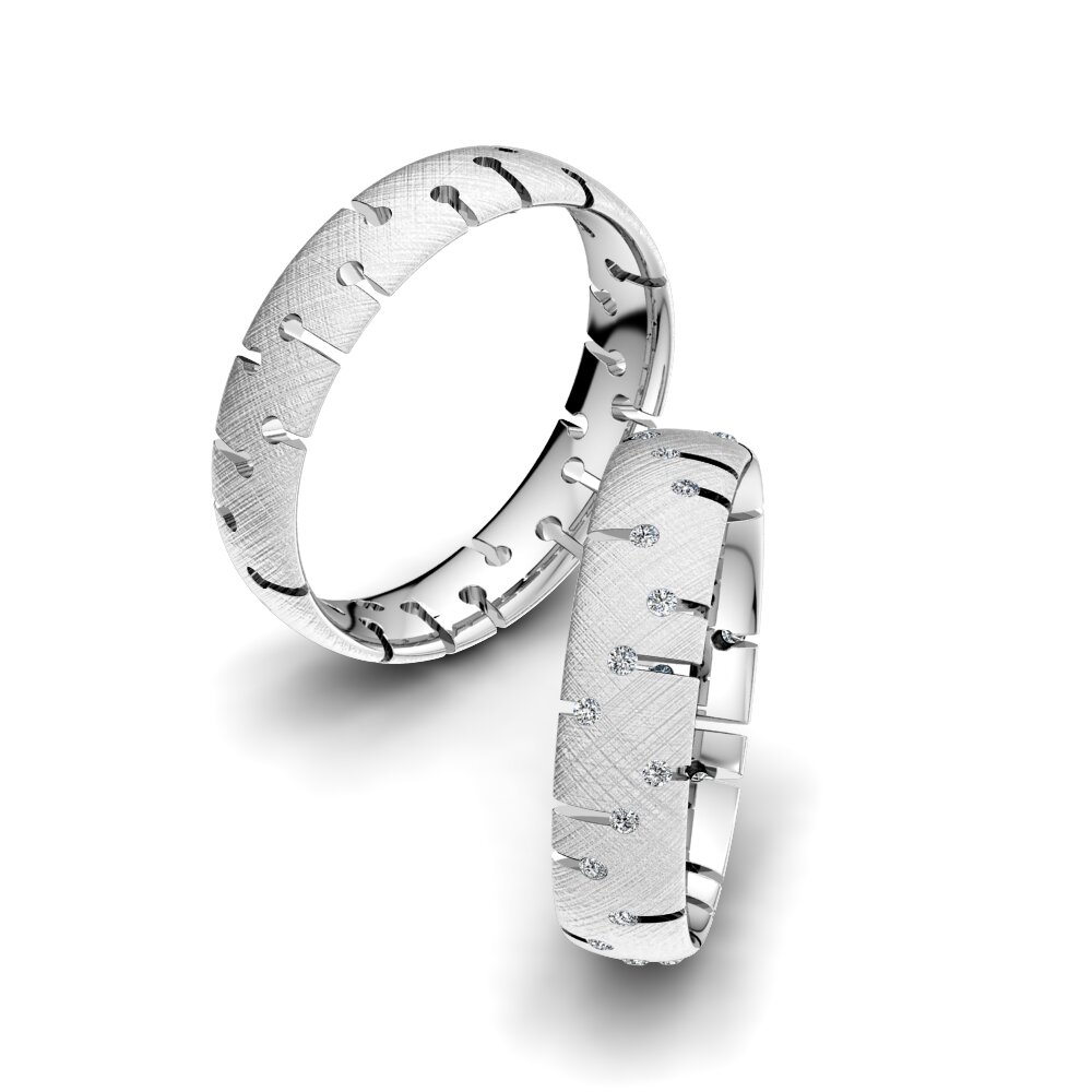 Wedding Ring Unique Hole 5 mm