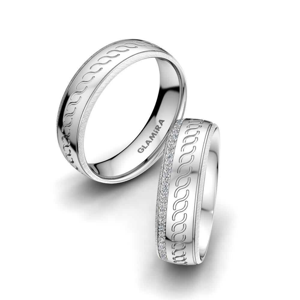 Wedding Ring Brilliant Beauty 6 mm