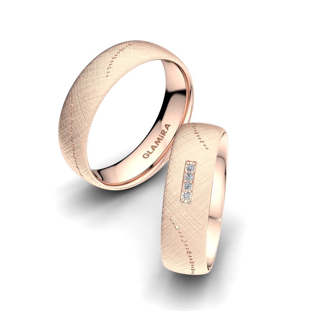 Wedding Ring Unique Happiness 6 mm