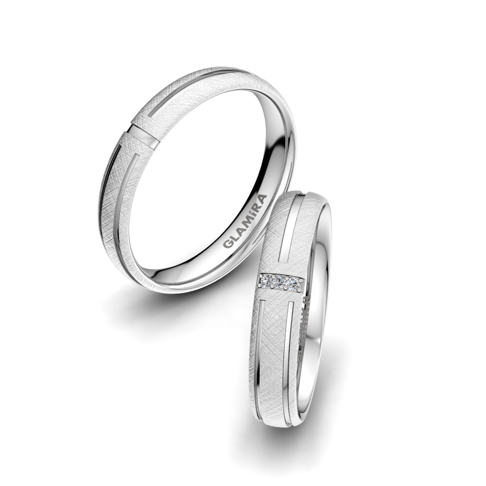 Wedding Ring Unique Moon 4 mm
