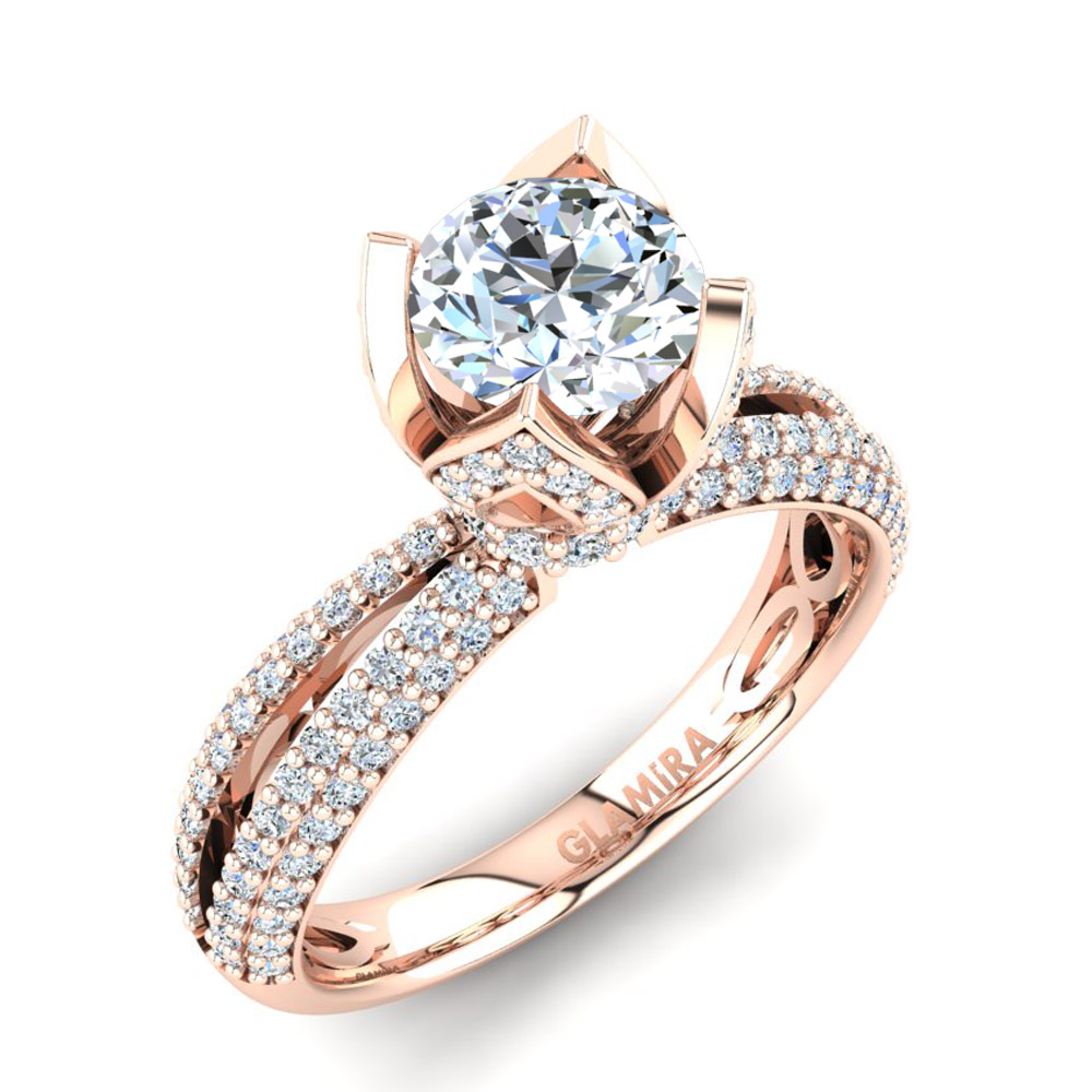 GLAMIRA Ring Queen 0.8 crt