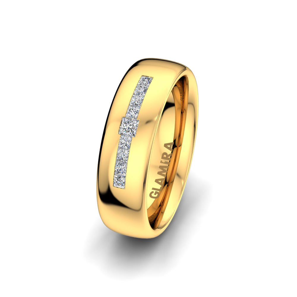 Women's Wedding Ring Dazzling Molly 6 mm