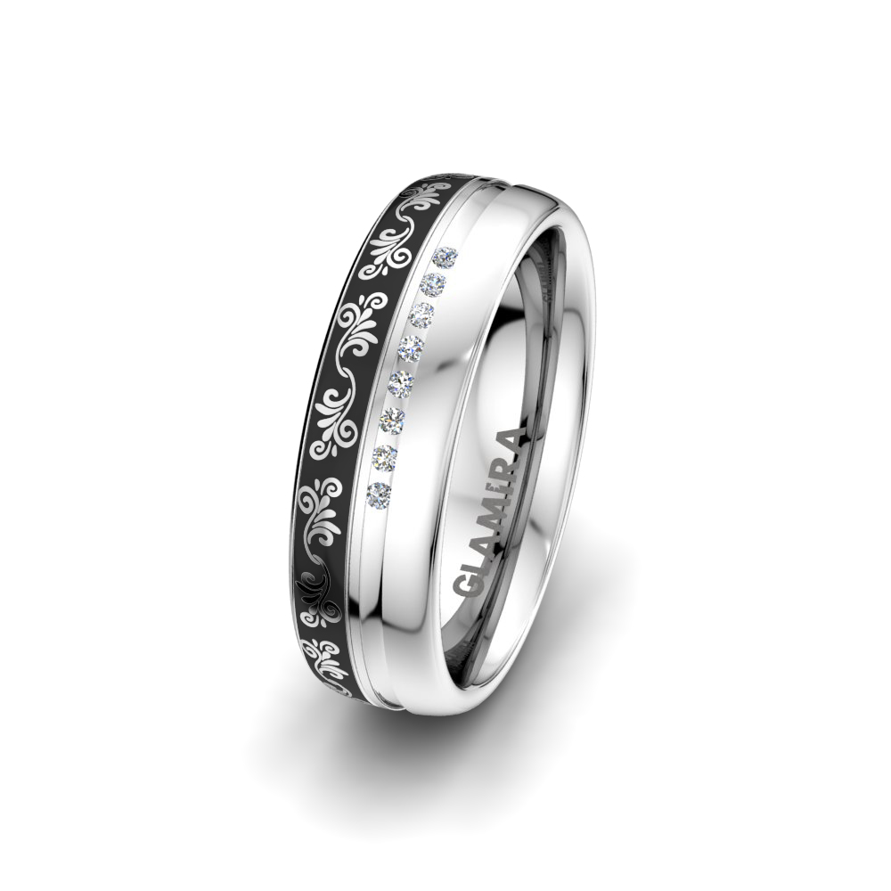 Women's Wedding Ring Ornate Passion 6 mm