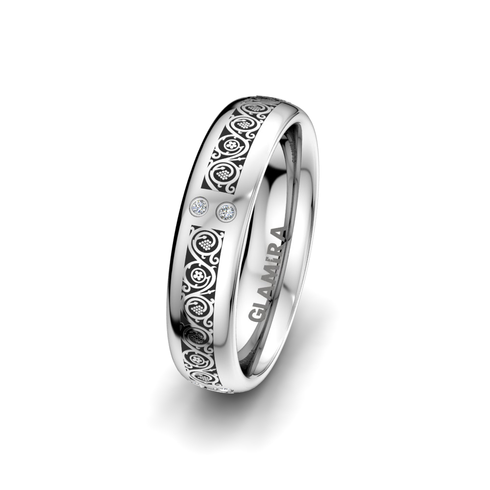 Women's Wedding Ring Ornate Life 5 mm