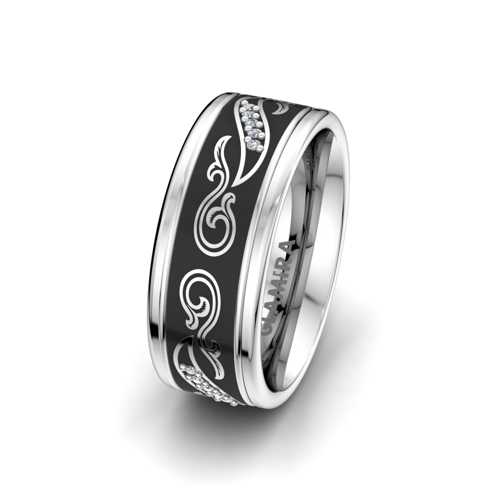 Women's Wedding Ring Mystic Rain 8 mm