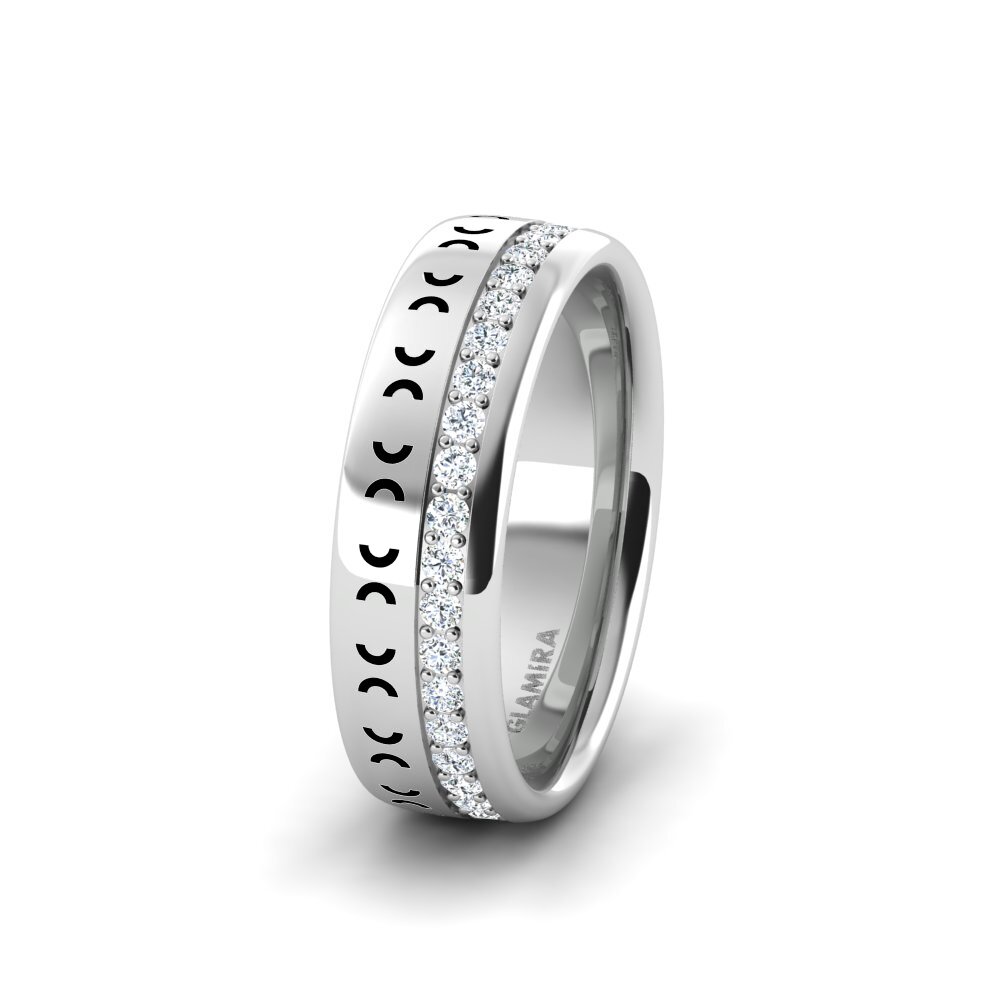 Women's Wedding Ring Cute Icon 6 mm