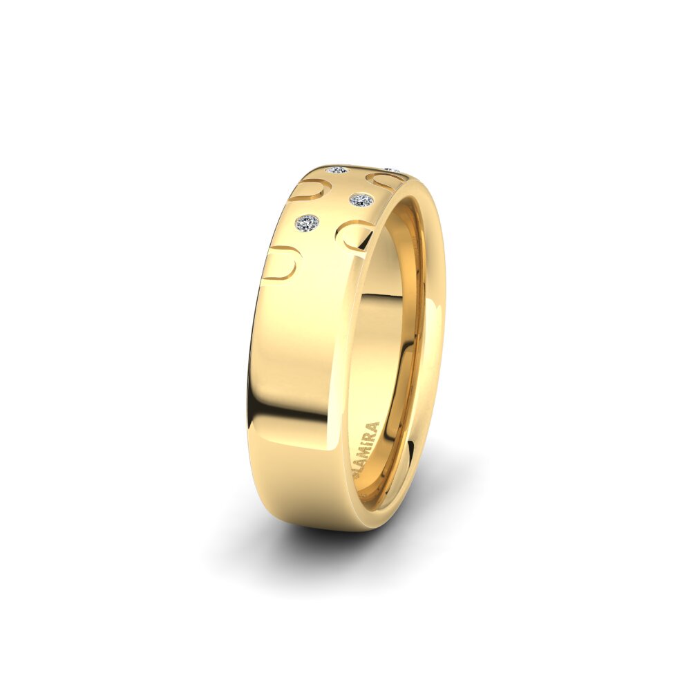 Women's Wedding Ring Glamorous Ease 6 mm
