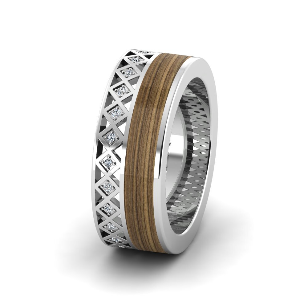 Women's Wedding Ring Confident Flower 8 mm