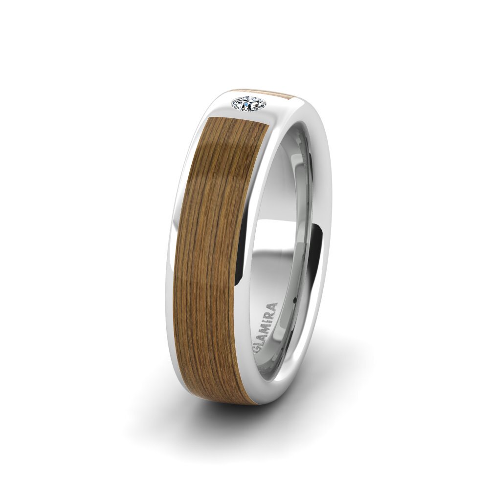 Women's Wedding Ring Peaceful Step 6 mm