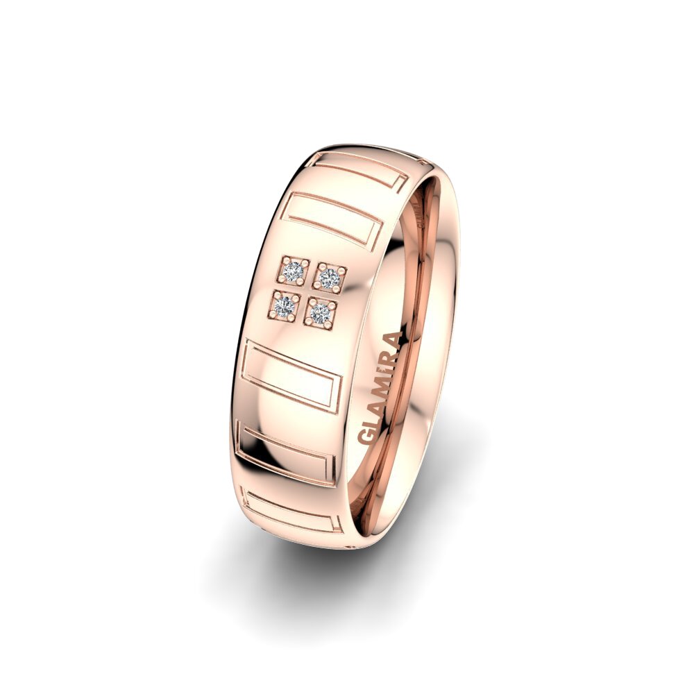 Women's Wedding Ring Unique Star 6 mm