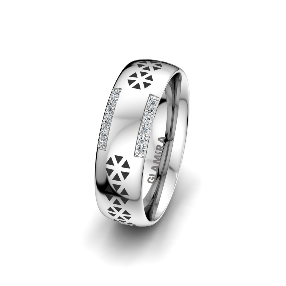 Women's Wedding Ring Charming Spring 6 mm