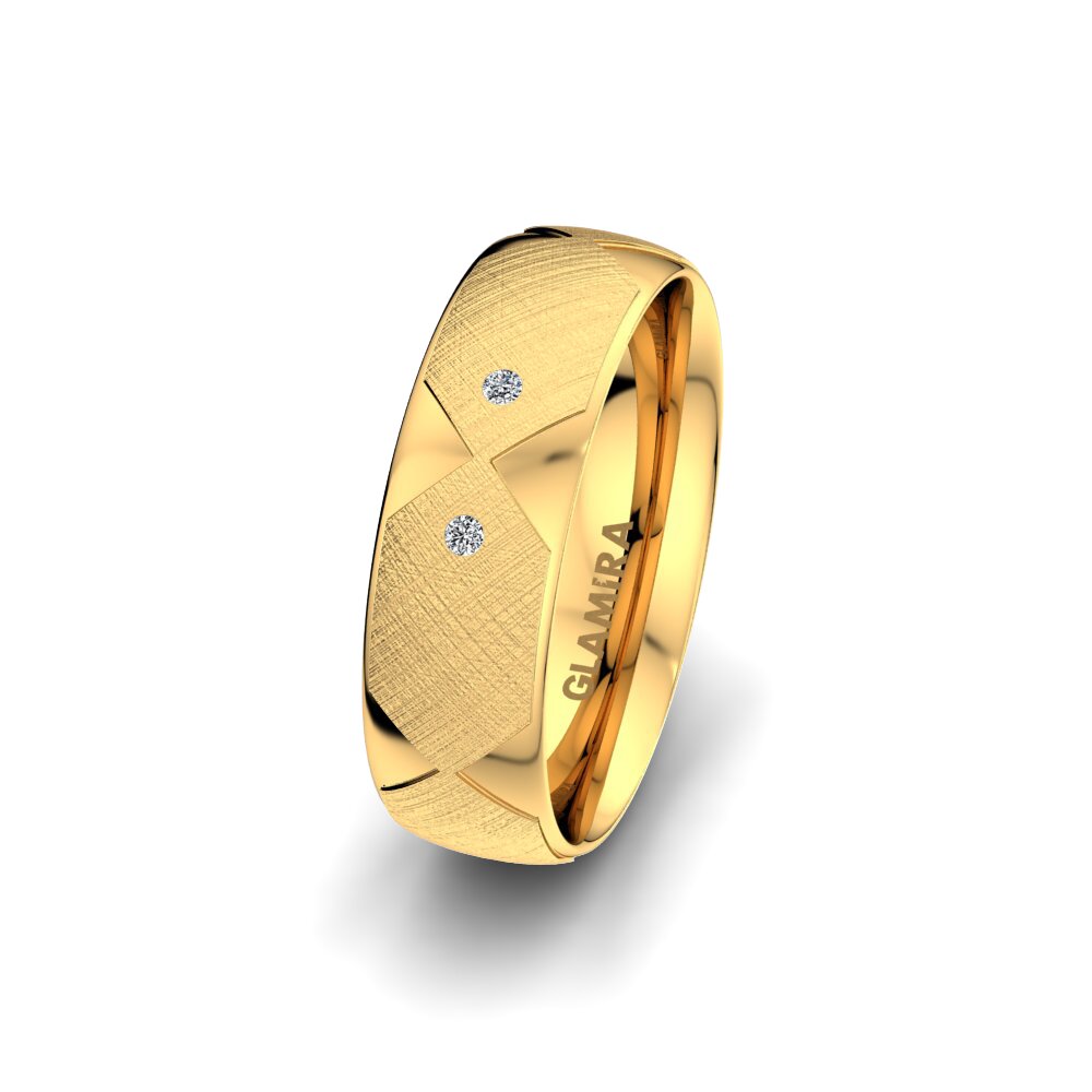 Women's Wedding Ring Natural Light 6 mm