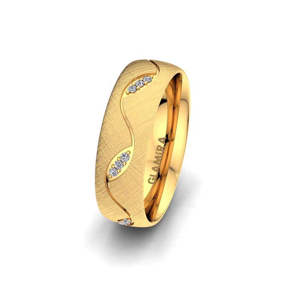 Women's Wedding Ring Natural Treasure 6 mm