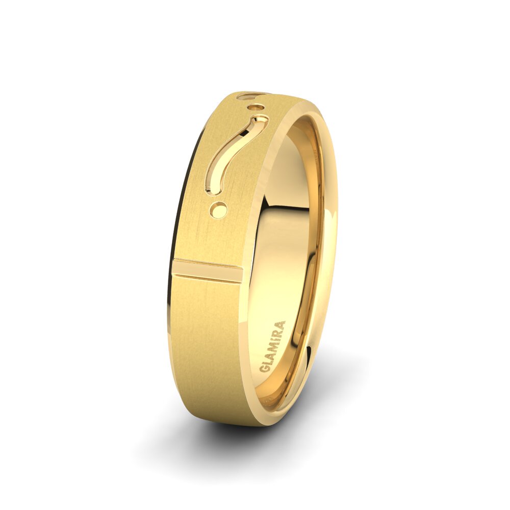 Men's Wedding Ring Captivating Reality 6 mm