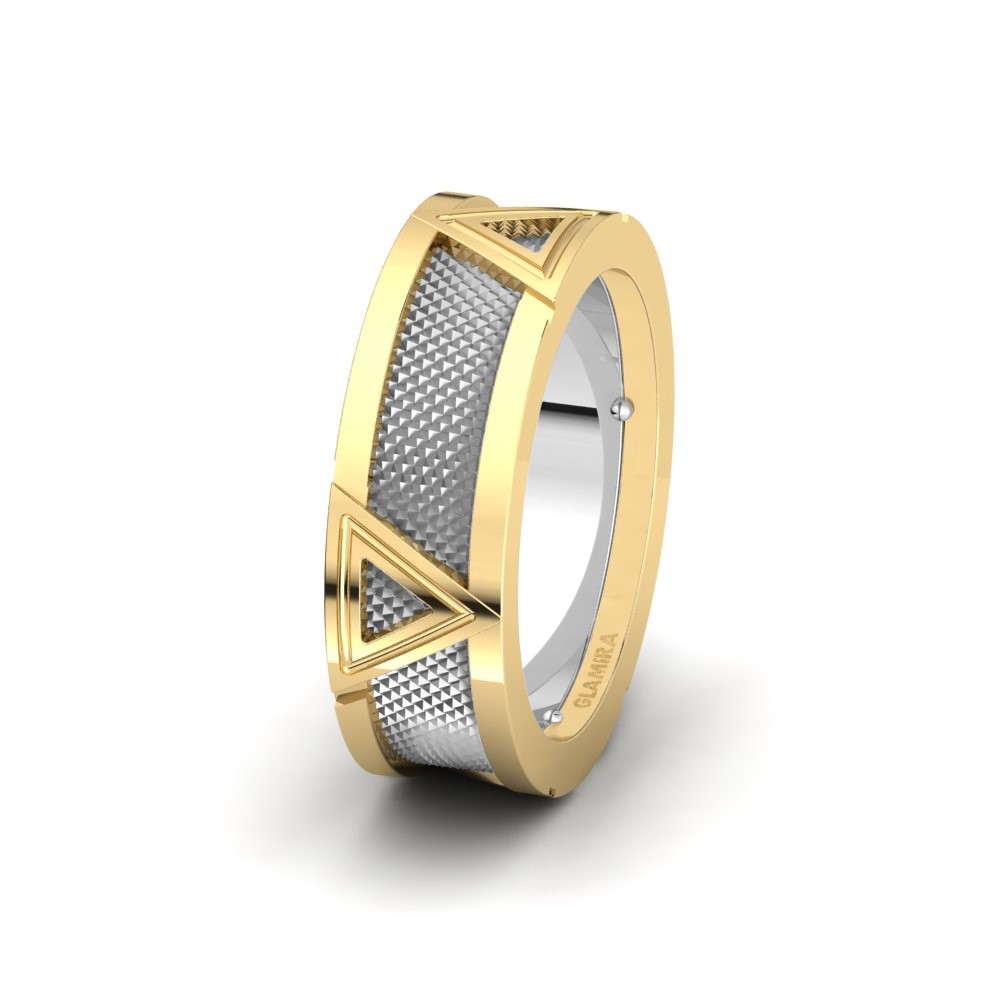 Men's Wedding Ring Glamorous Structure 8 mm