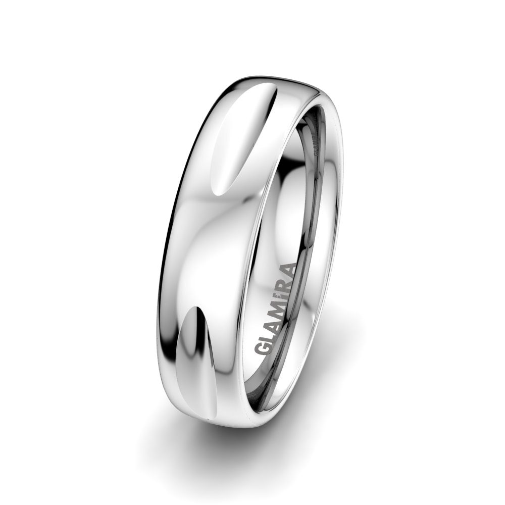 Men's Wedding Ring White Felicity 6mm