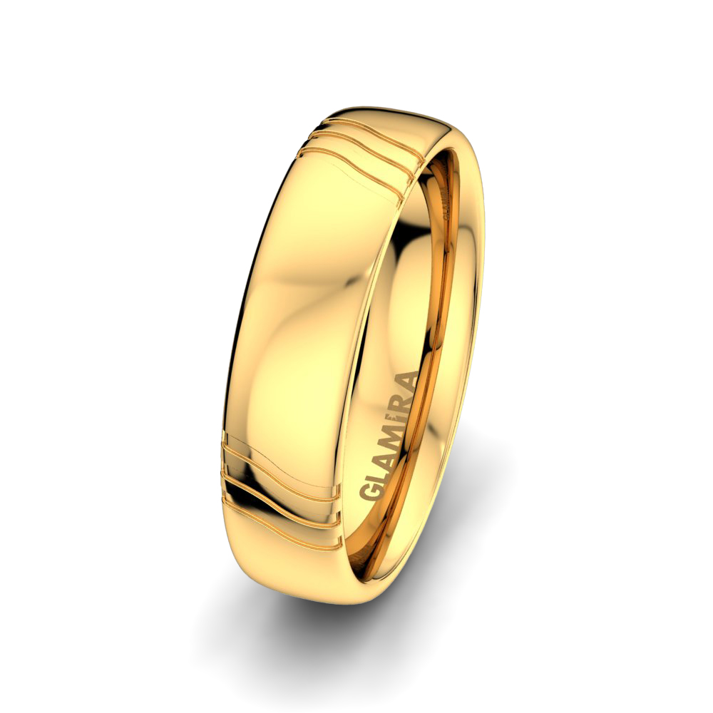 Men's Wedding Ring Signty Natura 6 mm
