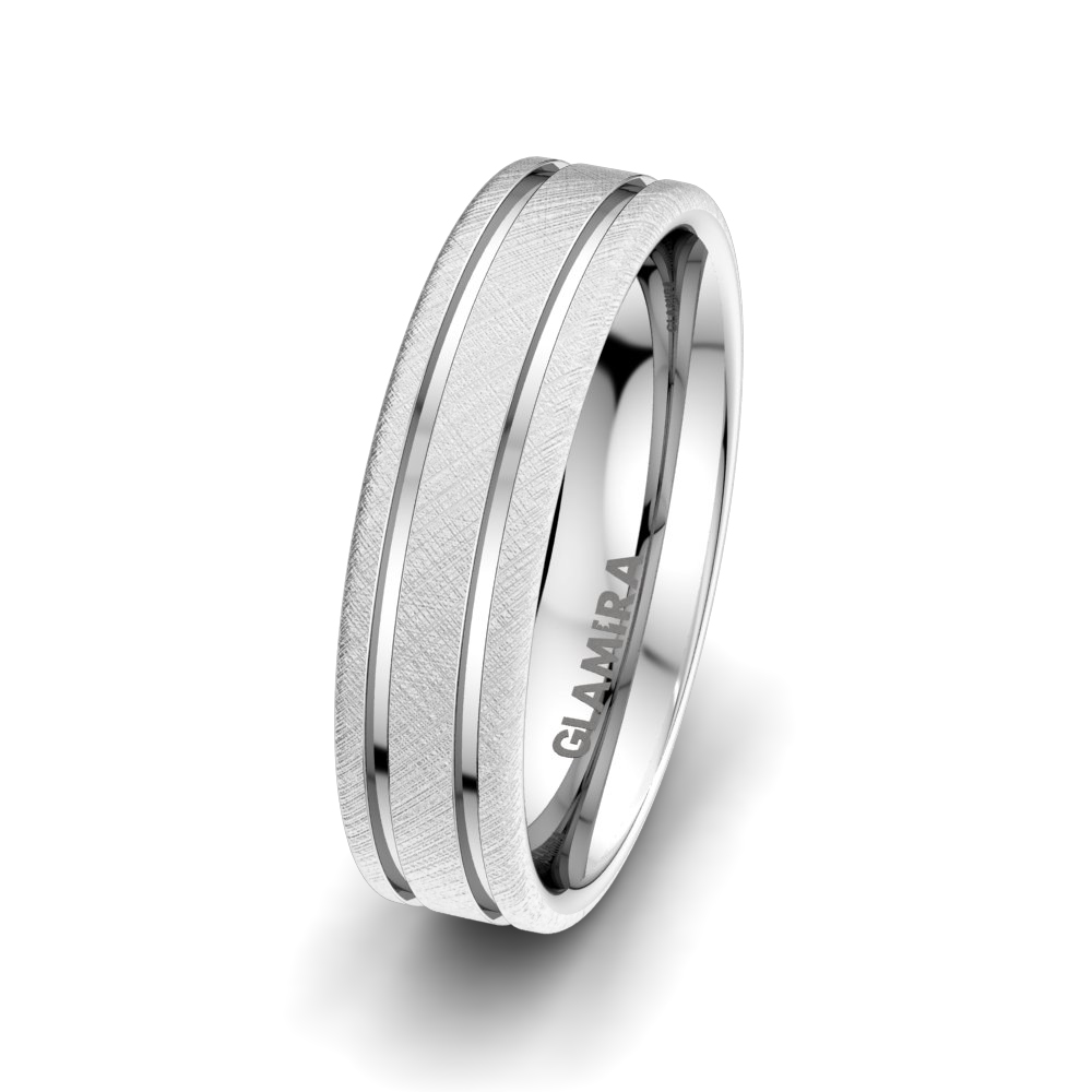 Men's Wedding Ring Immortal Feather 6mm