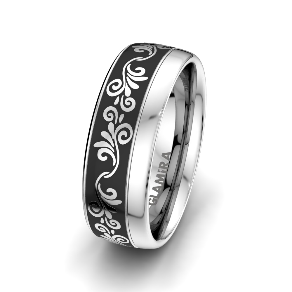 Men's Wedding Ring Ornate Beauty 8 mm