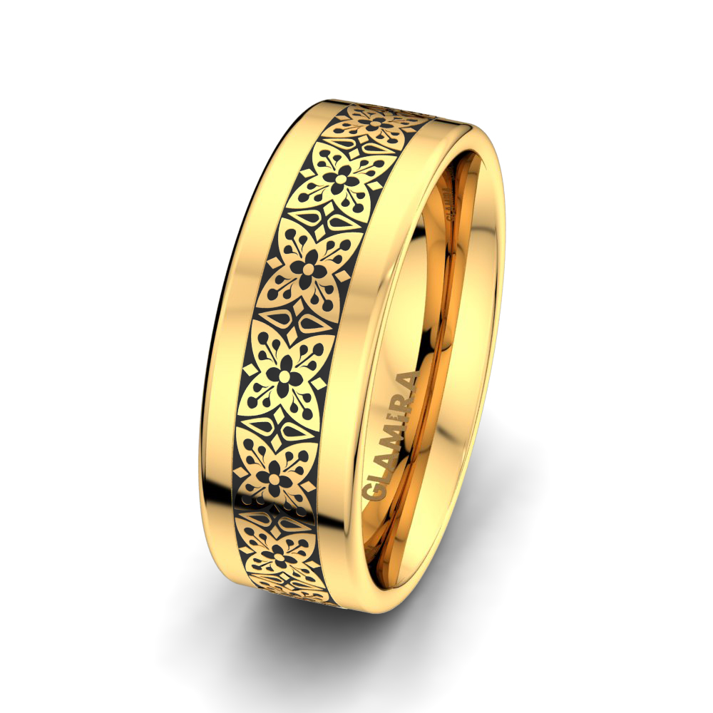 Men's Wedding Ring Ornate Butterfly 8 mm