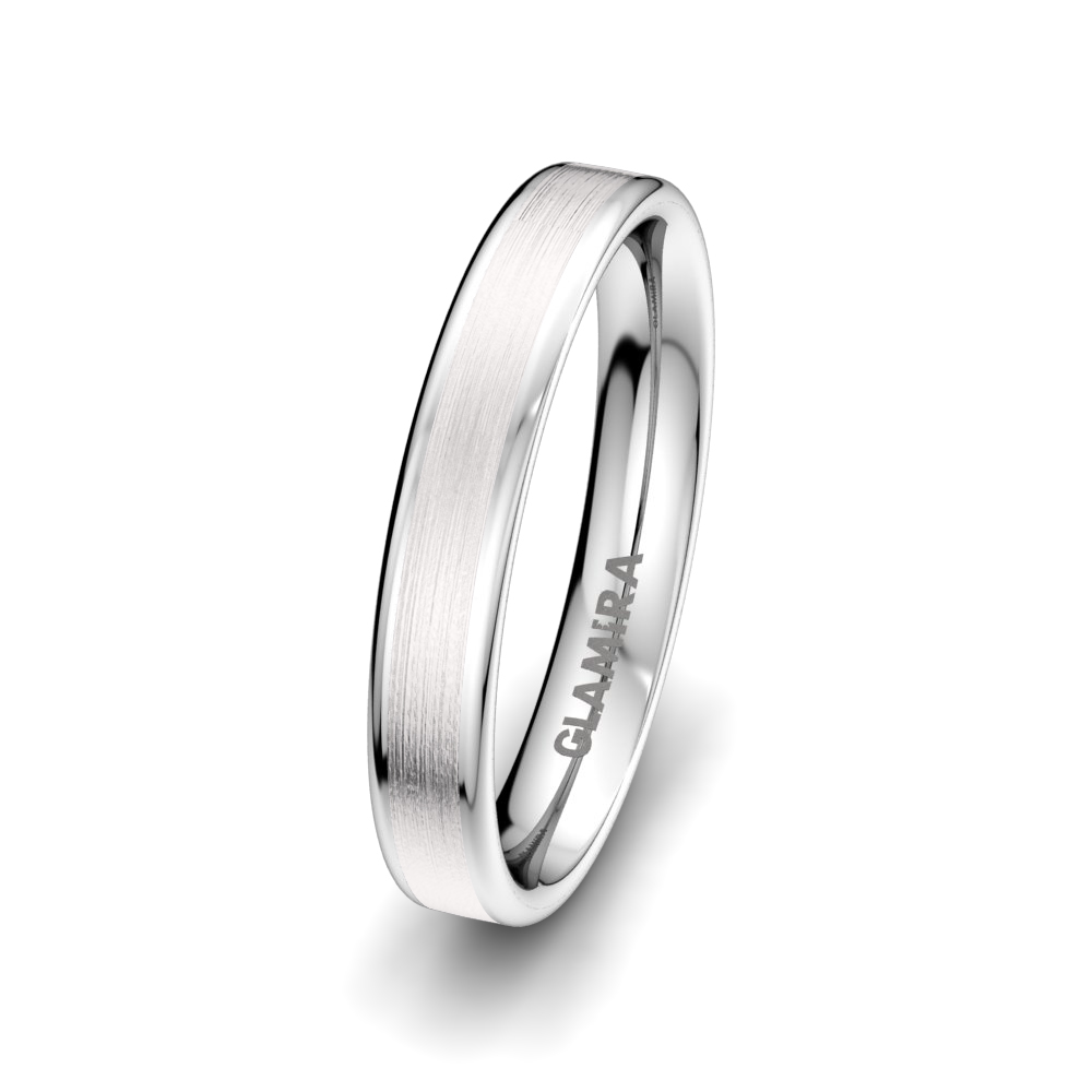 Men's Wedding Ring Golden Heart 4 mm