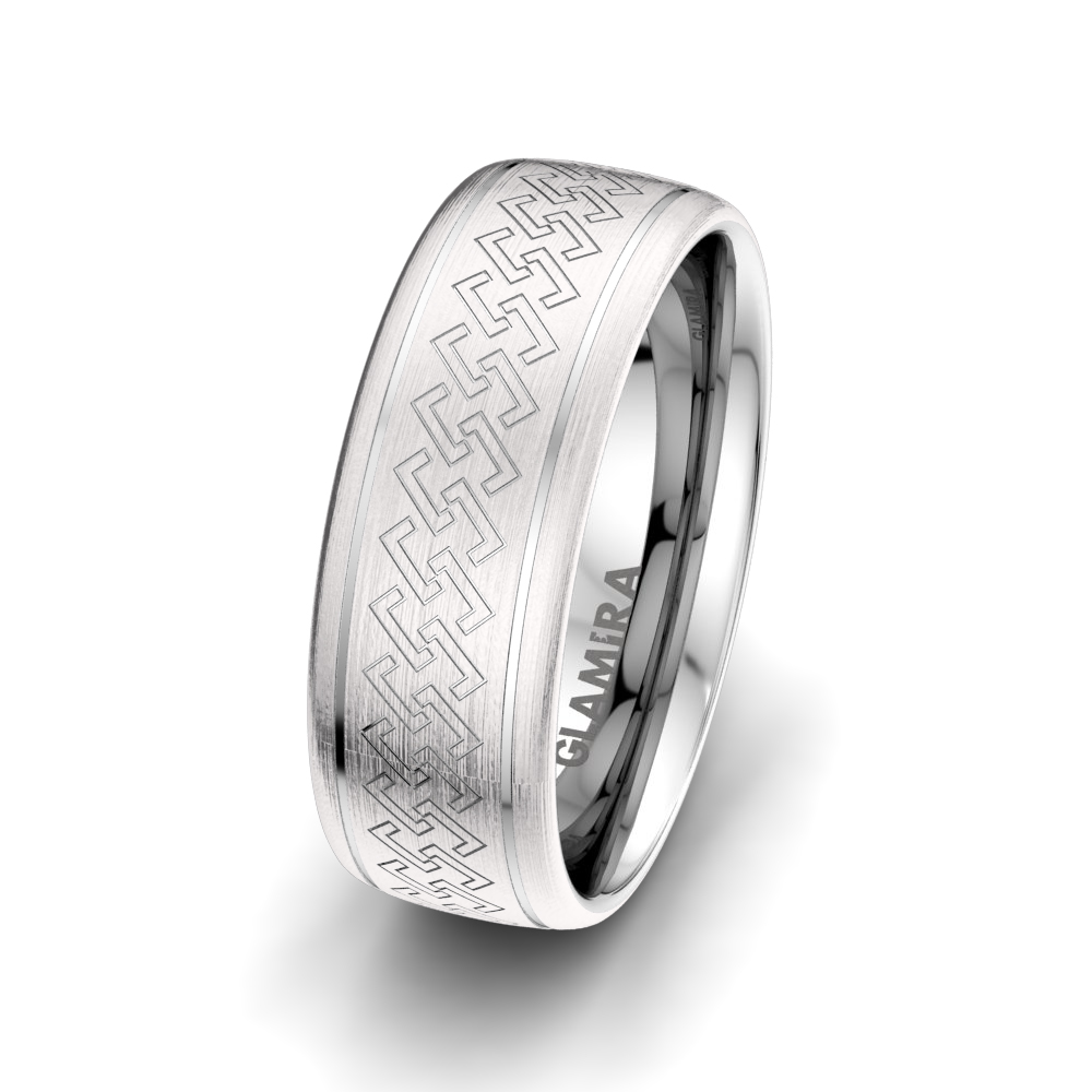 Men's Wedding Ring Exotic Chain 8 mm