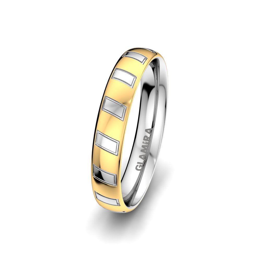 Men's Wedding Ring Unique Star 4 mm