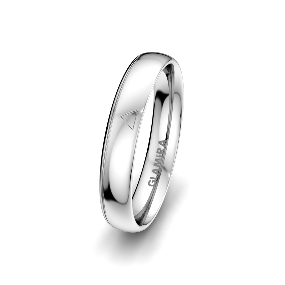 Men's Wedding Ring Charming Pyramid 4 mm