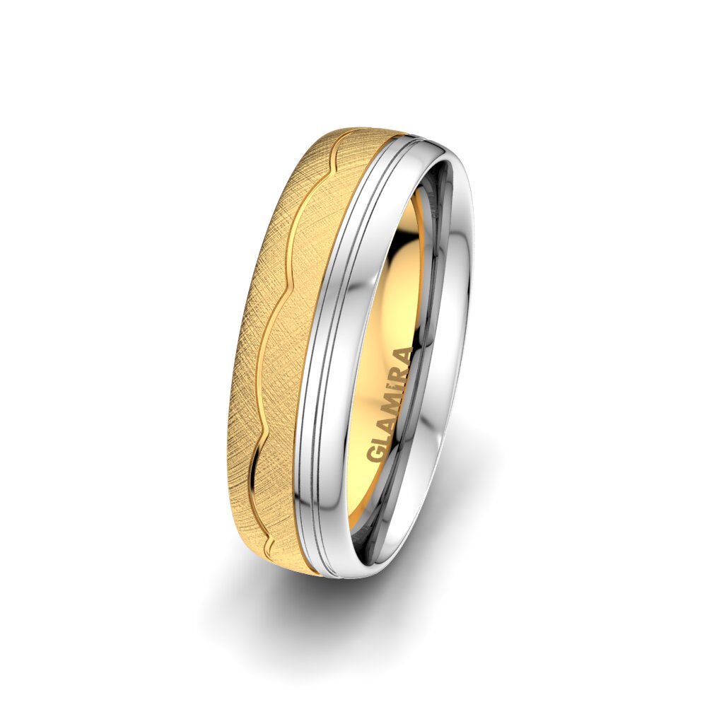 Men's Wedding Ring Glamour Line 6 mm
