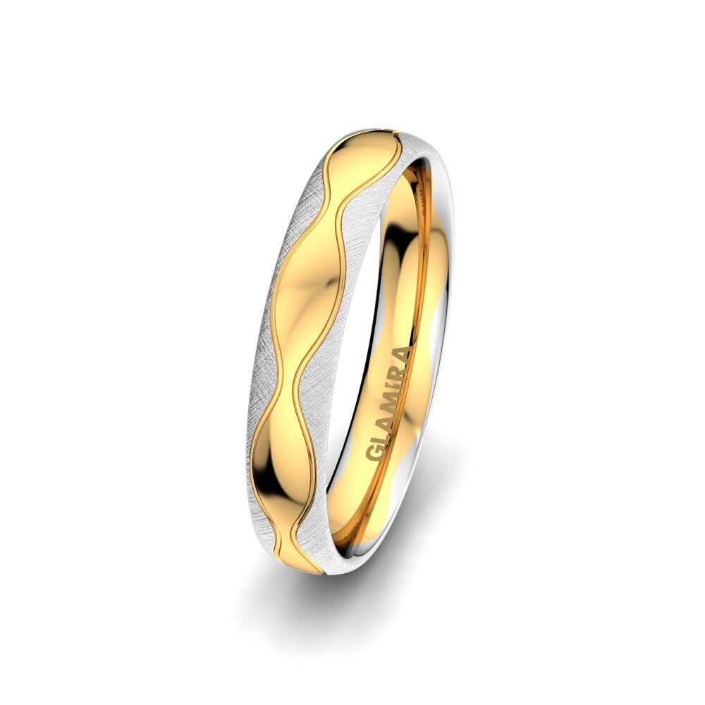 Men's Wedding Ring Alluring Flame 4 mm