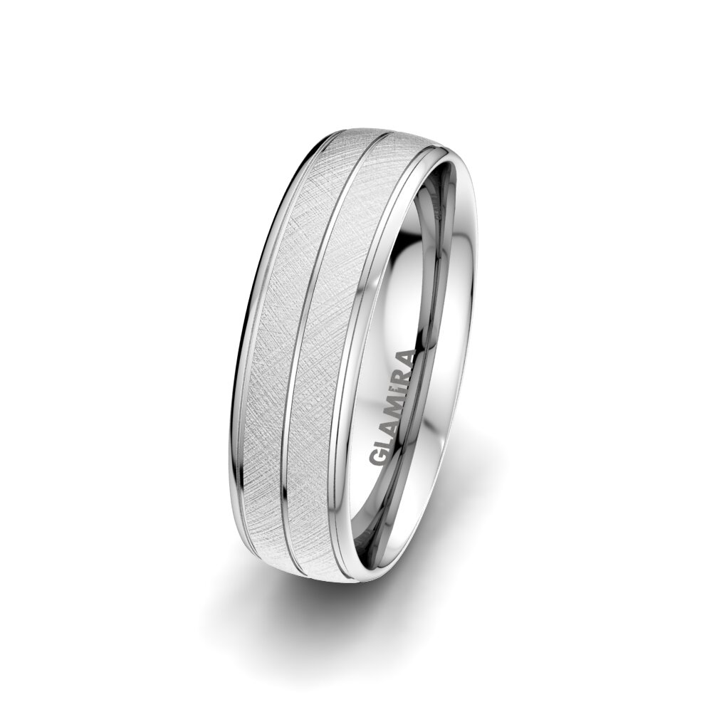 Men's Wedding Ring Brilliant Step 6 mm