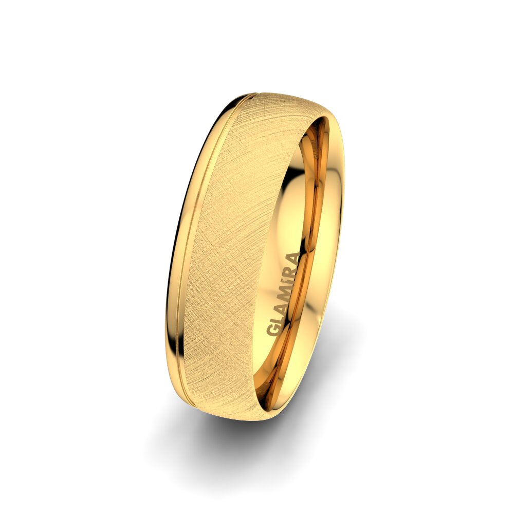 Men's Wedding Ring Romantic Thought 6 mm