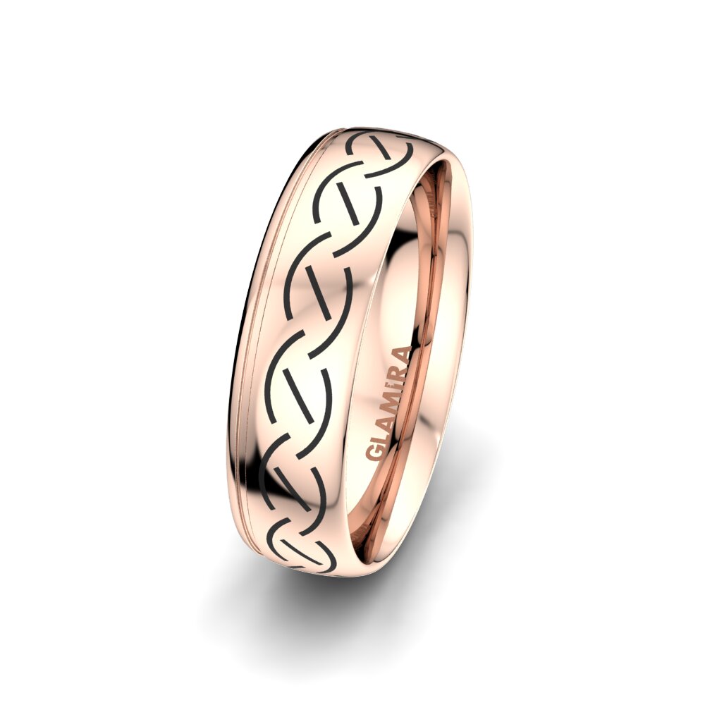 Men's Wedding Ring Pretty Effect 6 mm